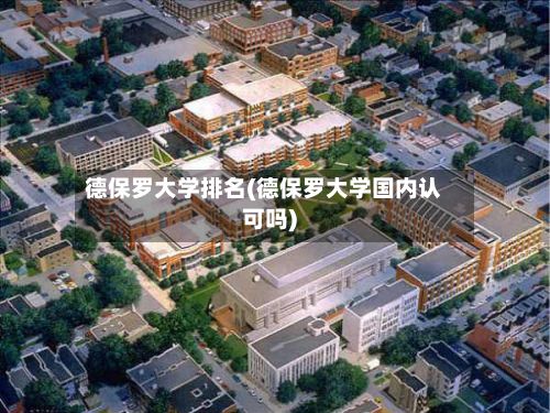 德保罗大学排名(德保罗大学国内认可吗)-第3张图片
