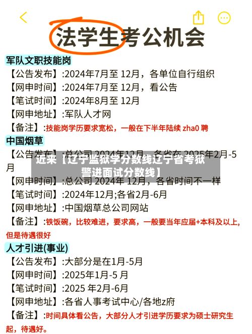 近来【辽宁监狱学分数线辽宁省考狱警进面试分数线】