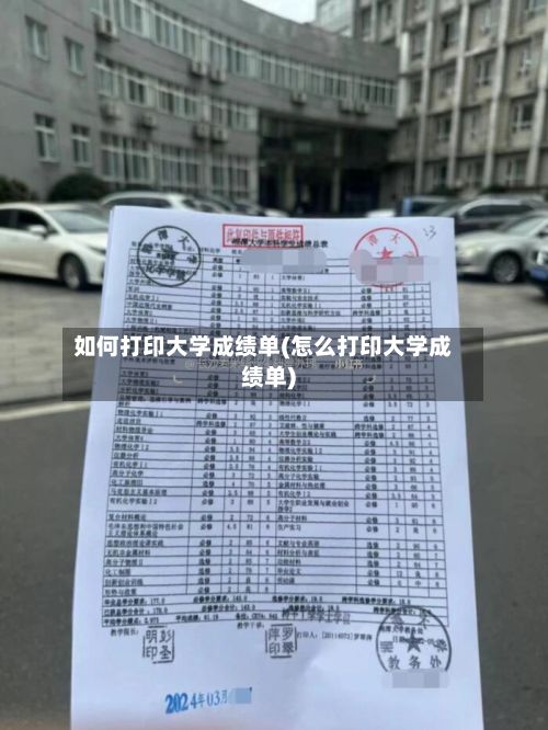 如何打印大学成绩单(怎么打印大学成绩单)-第3张图片
