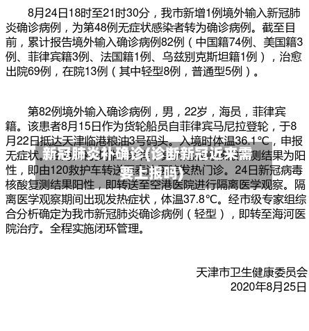 新冠肺炎补确诊(诊断新冠近来需要上报吗)