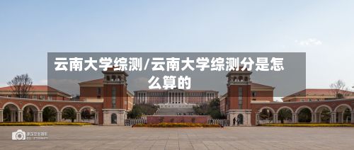云南大学综测/云南大学综测分是怎么算的